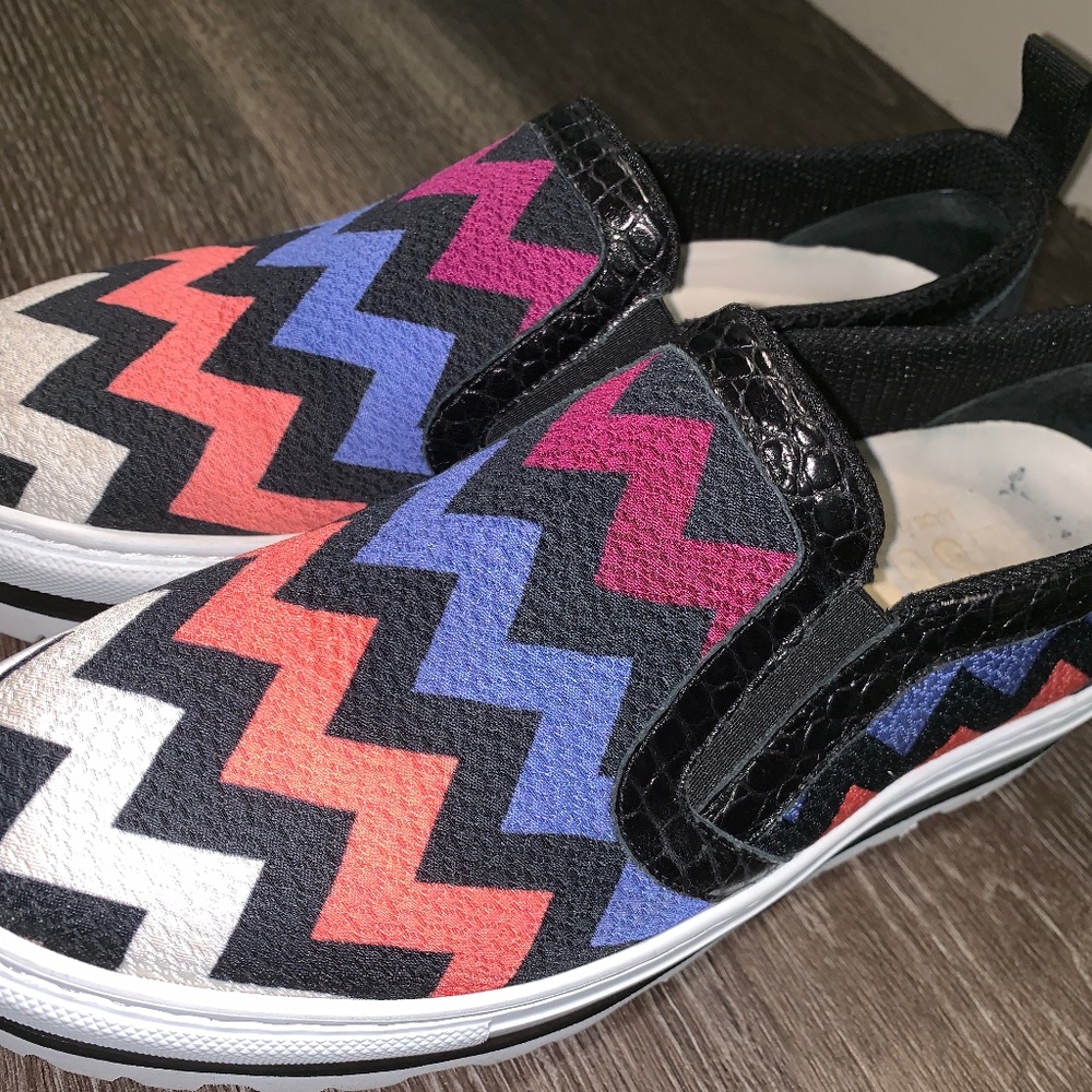MSGM Multi-Color Slip On Shoes